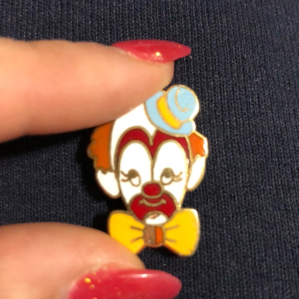 Vintage clown pin